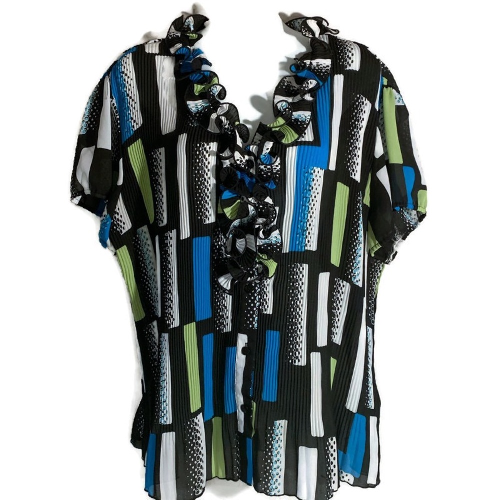 Larry leucine v -neck blouse